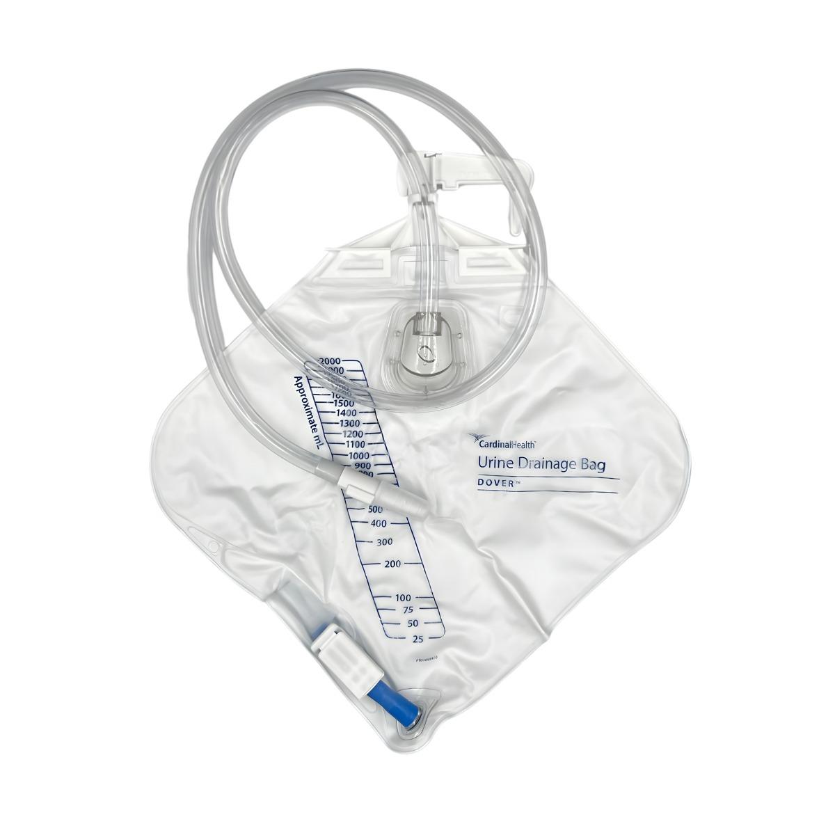 Bolsa Recolectora de Orina 2 Litros Kenguard con Válvula Antirreflujo Cardinal 3512