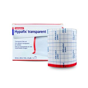 Hypafix Transparente 10cm X 10m Impermeable BSN Essity 72378-01 Empaque Y Rollo