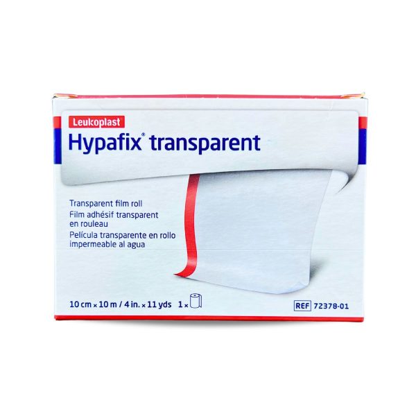 Hypafix Transparente 10cm X 10m Impermeable BSN Essity 72378-01 Empaque
