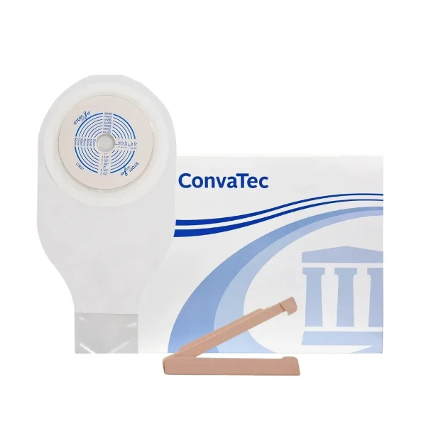 Bolsa para Colostomía Recortable 19-64 mm con Filtro. Ajuste personalizado, control de gases y comodidad diaria. Caja con 10 unidades. 1 pinza.