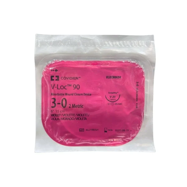 Vloc 90 3-0 Vio. 15cm Ahus 1/2 26mm Covidien