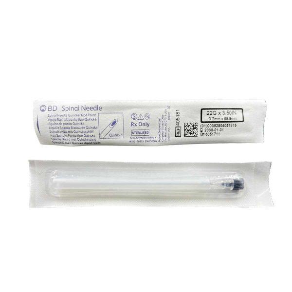 Aguja Espinal 22g X 3 1/2in. Punta Tipo Quincke Es... - Image 2