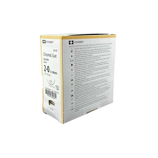 Catgut Cromico 2-0 75cm V-26 1/2 37mm Ahusada C/36... - Image 3