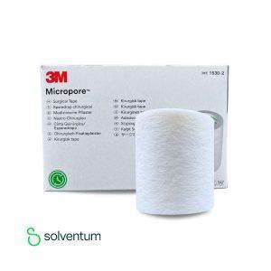 Cinta Micropore Blanca 3M 5 cm (2”) Caja con 6 Rollos Ref. 1530-2