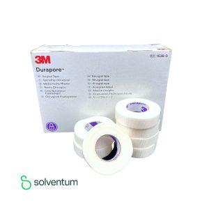 Cinta Durapore 3M 1.25 cm (1/2”) Caja con 24 Rollos Ref. 1538-0